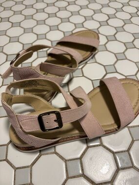 JBU by Jambu Women’s Pink Suede Strappy Sandals size 10